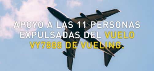 Tot el nostre suport a les 11 passatgeres expulsades del vol de Vueling