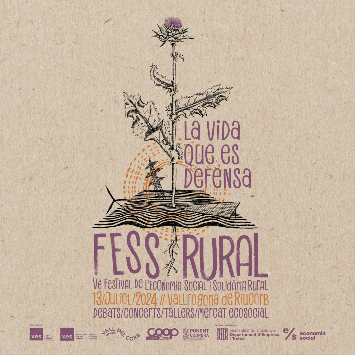 Vine al Festival de l'Economia Social i Solidària Rural a la Vall del Corb!